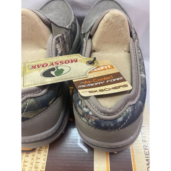 Sketchers Men's Relaxed-Fit Creston Moseco Slip-On Green Camo Size 8 NIB - Picture 5 of 7